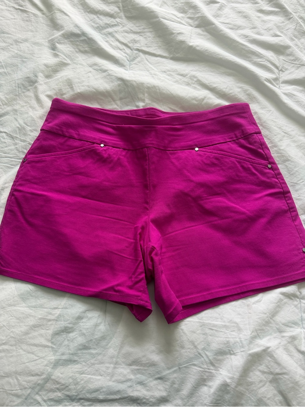 INC Women’s Magenta Performance Stretch Shorts 10